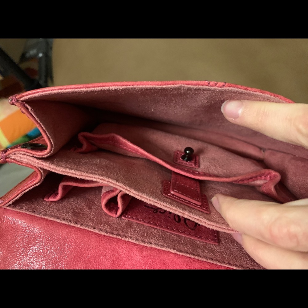 Alice&Olivia Pink Leather Clutch - Picture 6 of 14